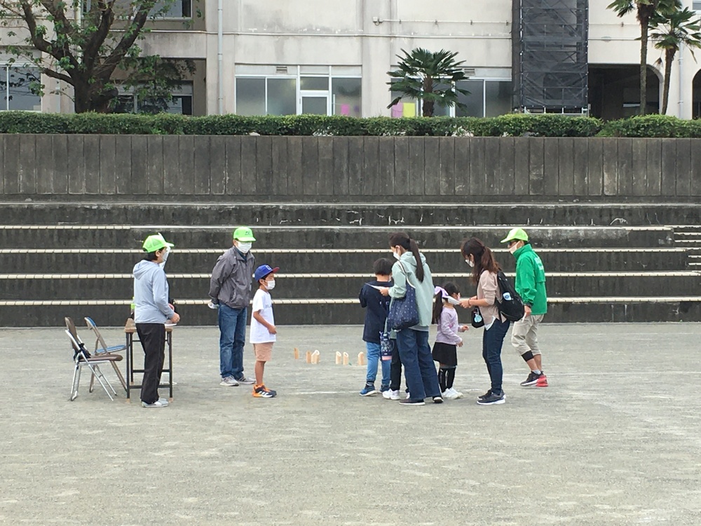 地元の小糸小学校で行われたグランドゴルフに伺いました